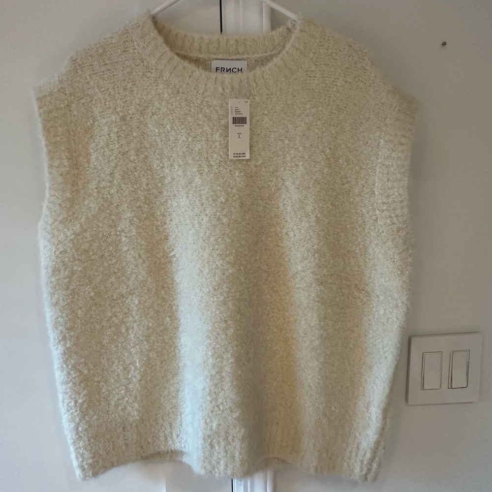 Anthropology FRNCH Women's Soft Cream Sweater - NWT